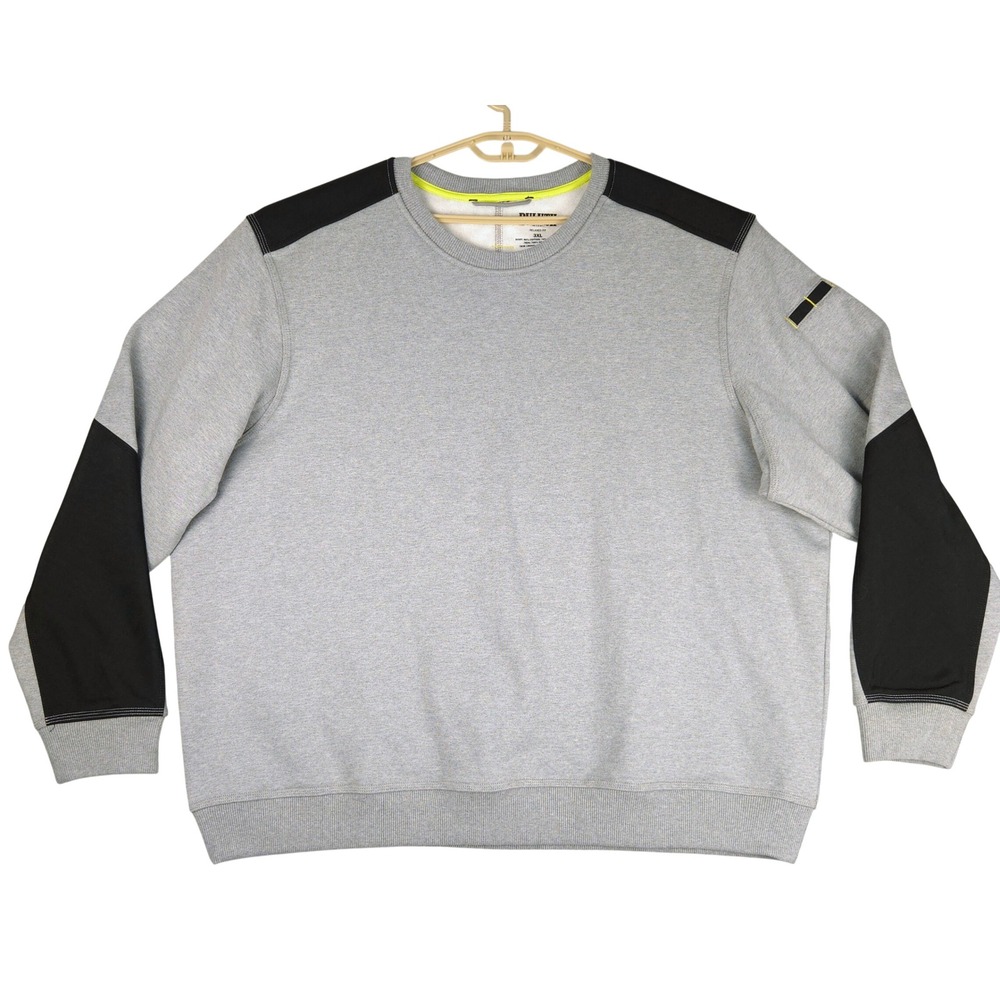 Duluth Trading Mens Tradetek Heavyweight Crew Neck Sweatshirt 3XL Gray 50316